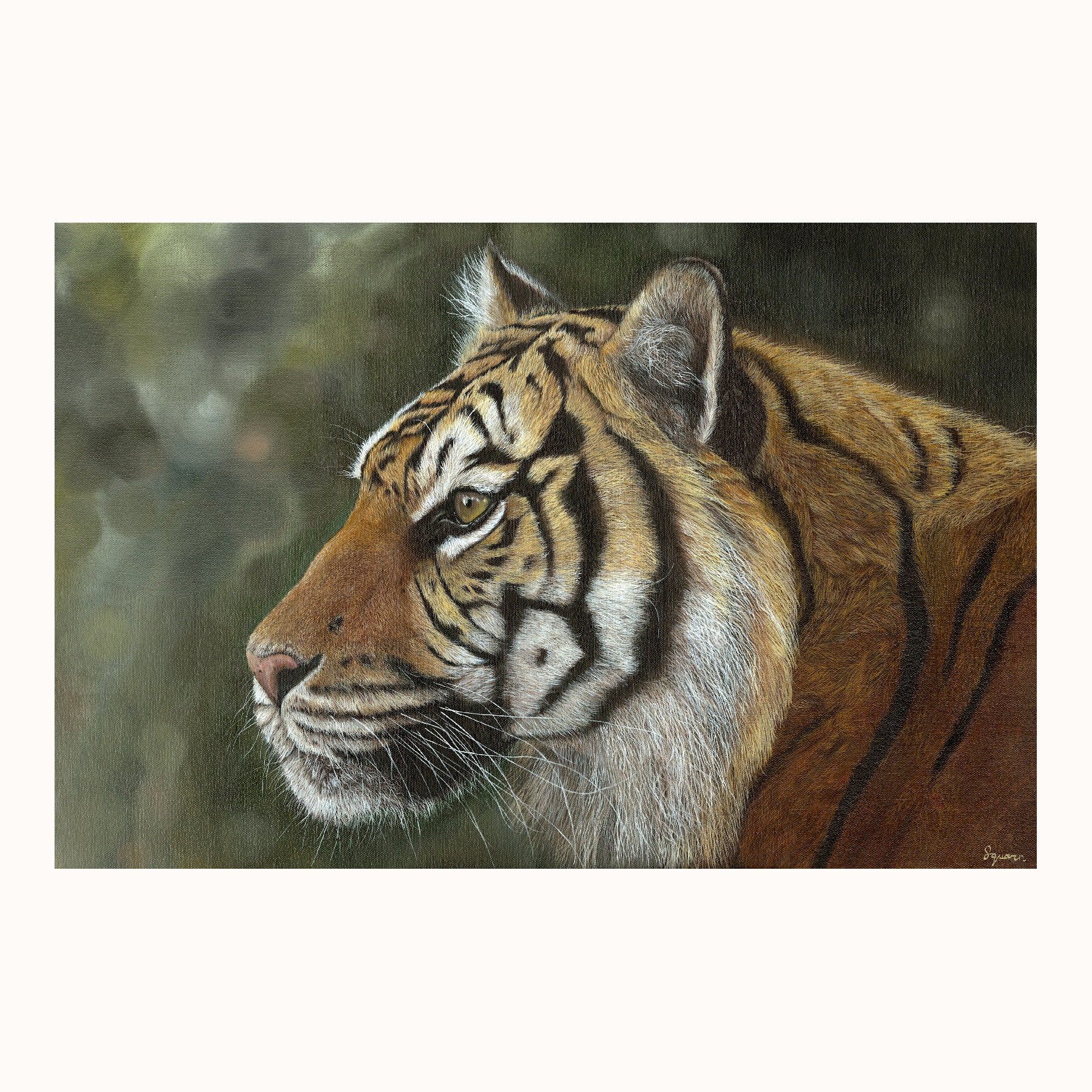 Tiger Portrait Print - Calissa