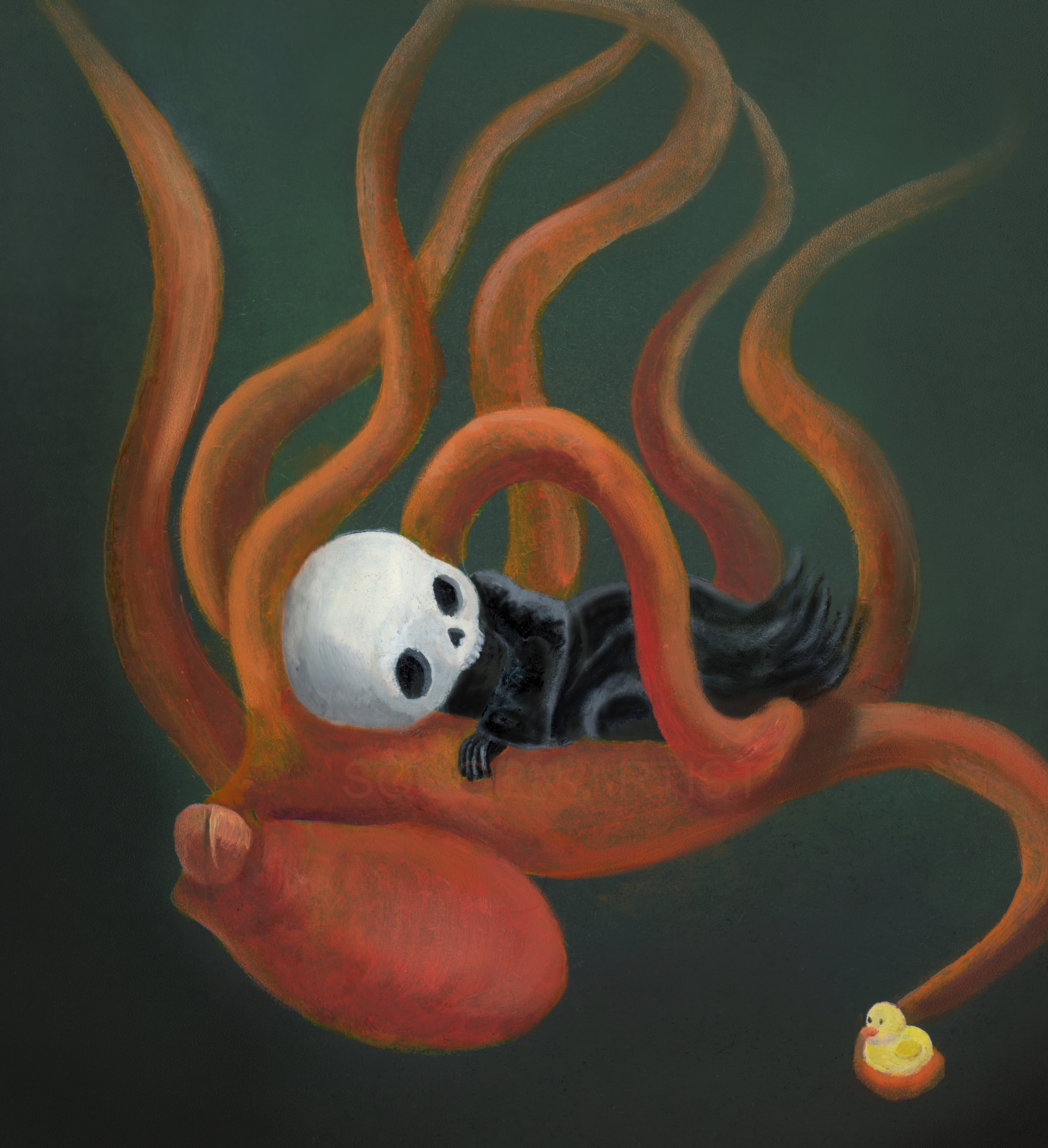 Embrace - Surreal Skelly Print