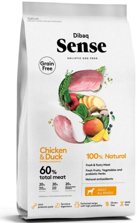 Dibaq Sense Kip & Eend Graanvrij