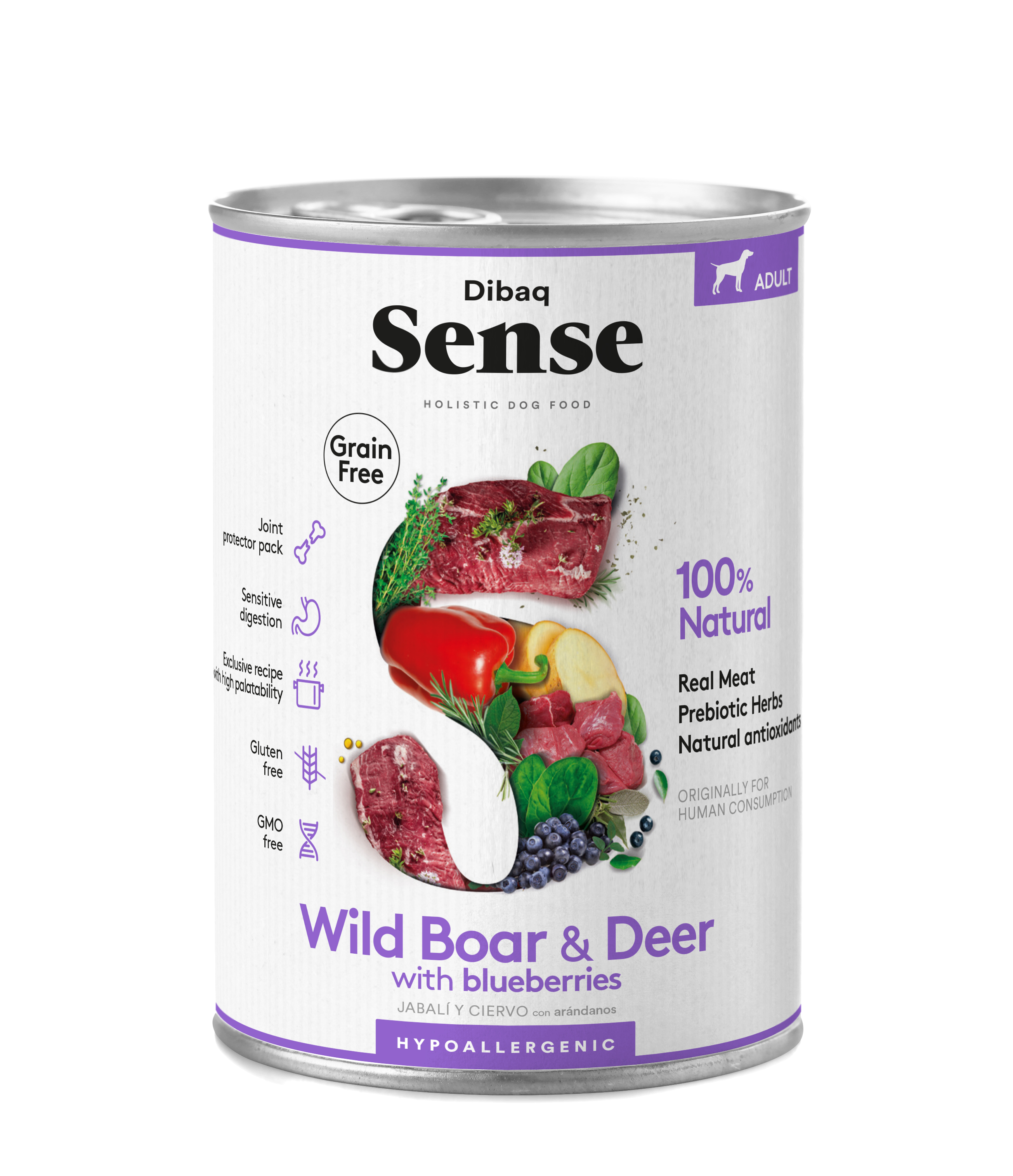 Dibaq Sense Nat Hondenvoer - Wild Zwijn & Hert