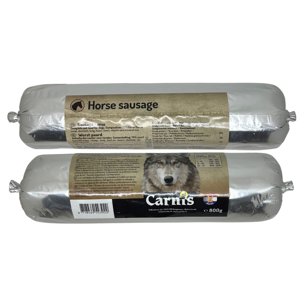 Carnis Gestoomde Wors Paard