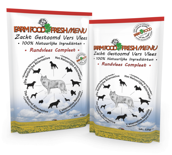 Farm Food  Rundvlees Compleet (zacht gestoomd)