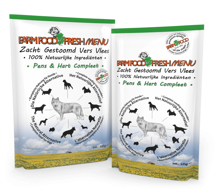 Farm Food Pens & Hart Compleet (zacht gestoomd)