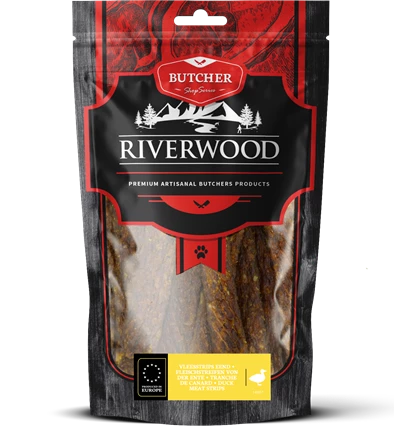 Riverwood Vleesstrips Eend 150 gram
