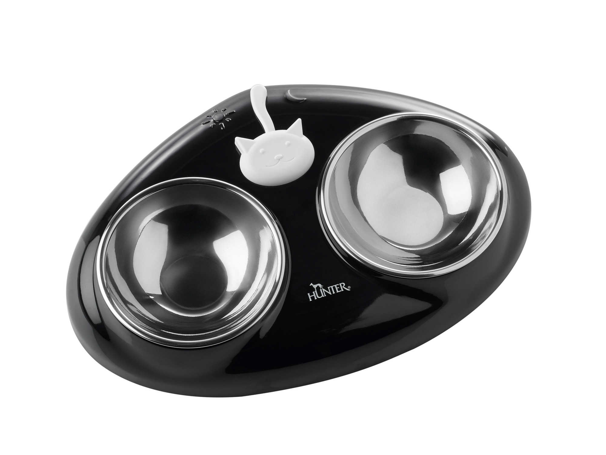 Hunter Dubbele voer- drinkbak 150 ml