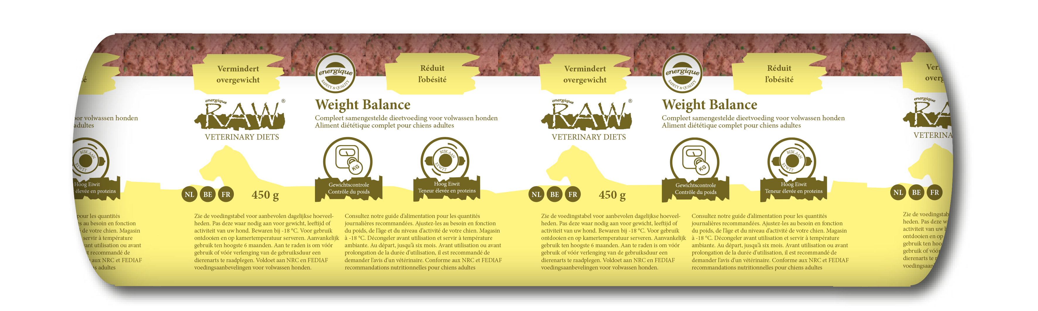 Energique RAW Veterinary Diets- Weight balance