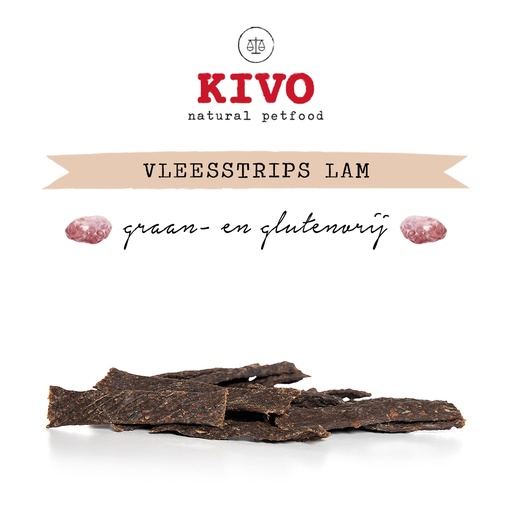Vleesstrips Lam 200 gr