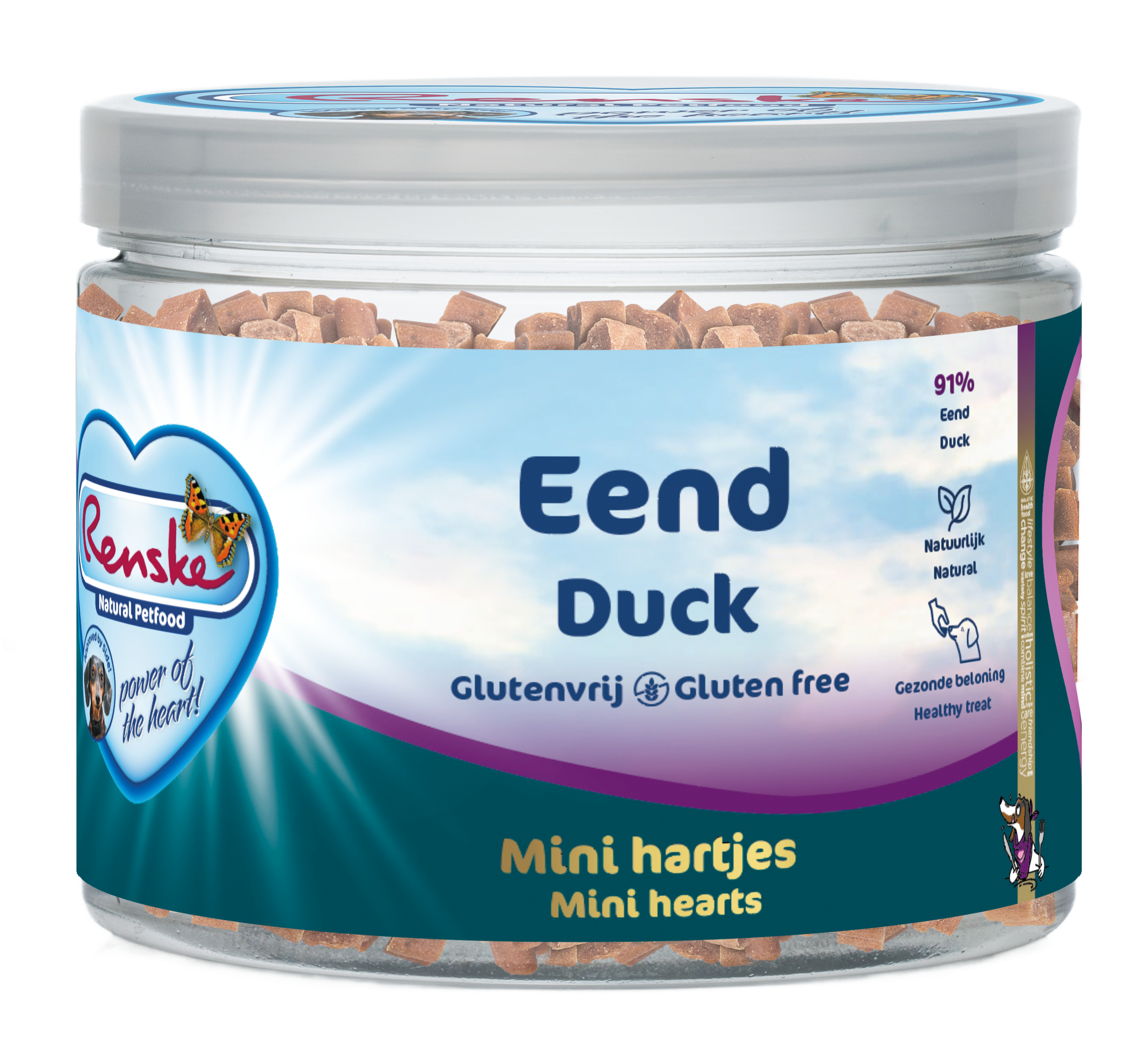 Renske Mini Hartjes Eend