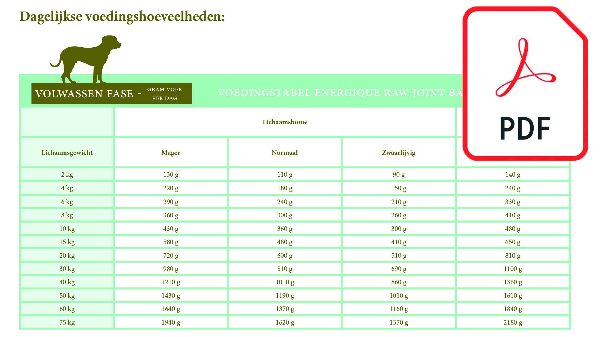 Energique RAW Veterinary Diets- Joint balance