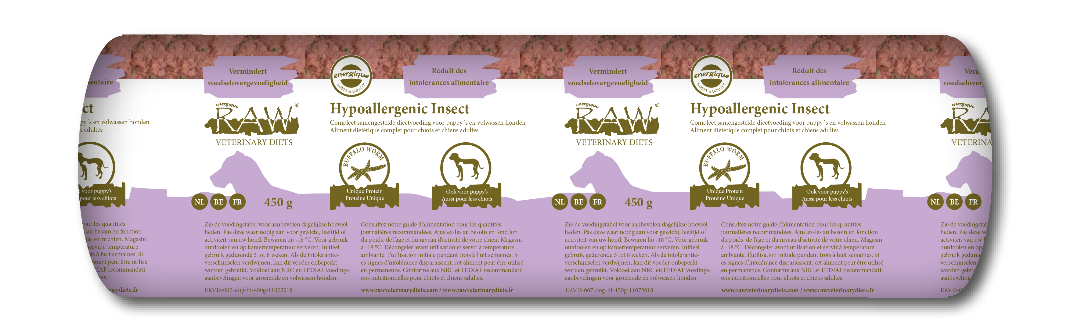 Energique RAW Veterinary Diets- Hypoallergenic insect