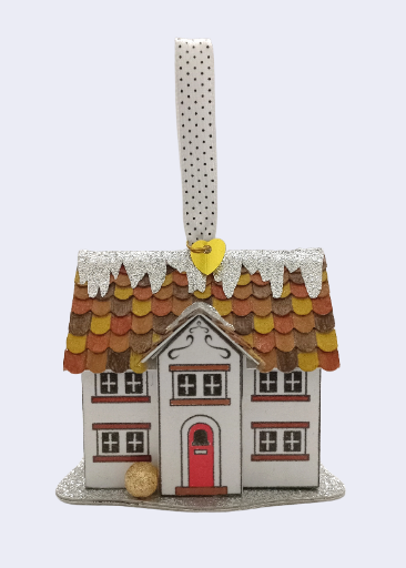 Hanging Miniature House [Winter]
