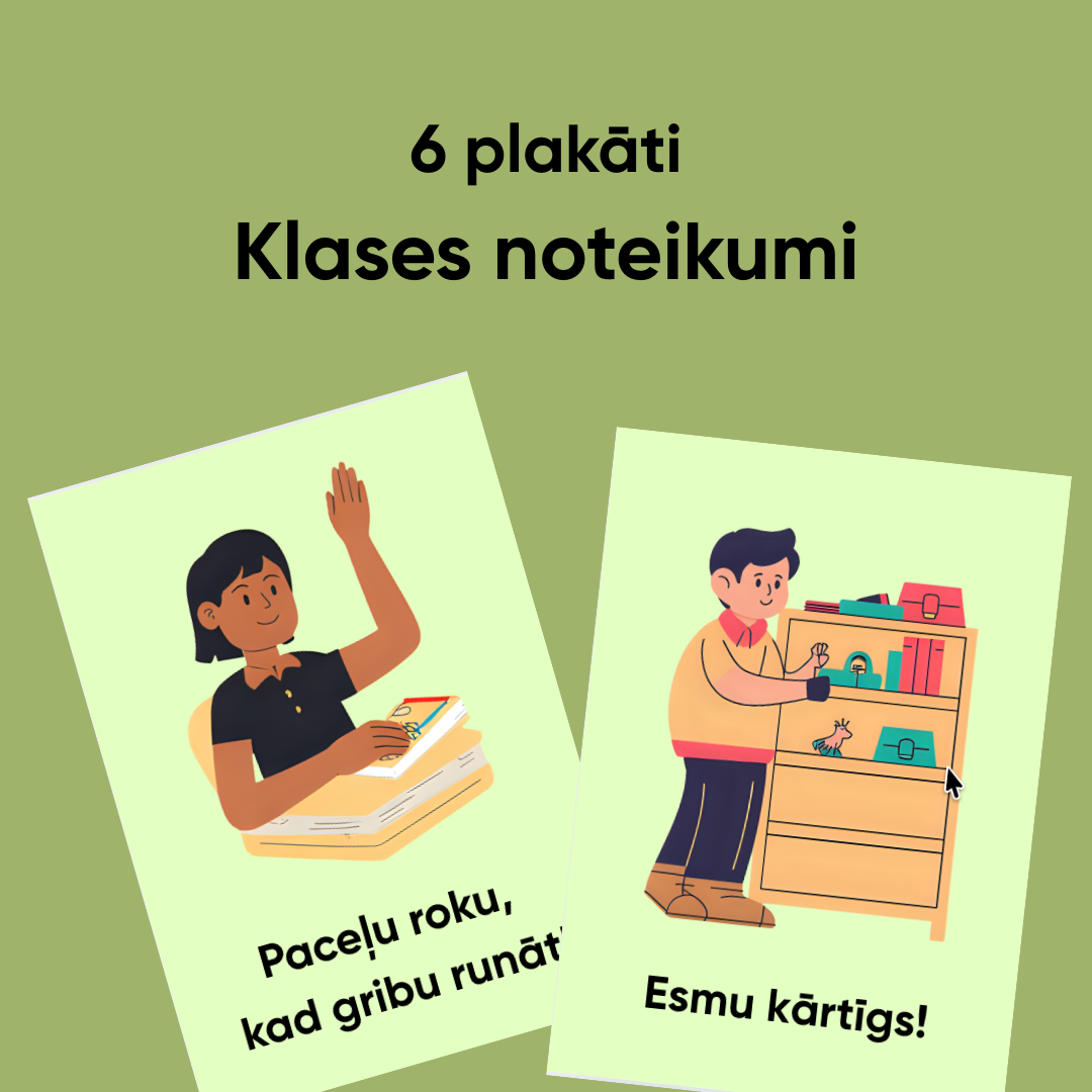 Klases noteikumi | 6 PLAKĀTI 