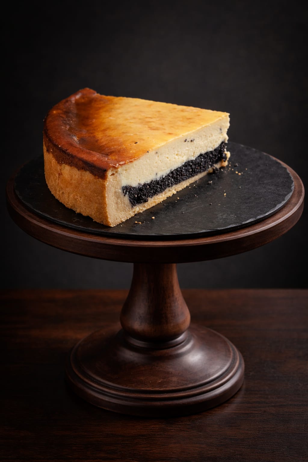 German Cheeescake with Poppy / "Käse-Mohnkuchen" (for local delivery only)