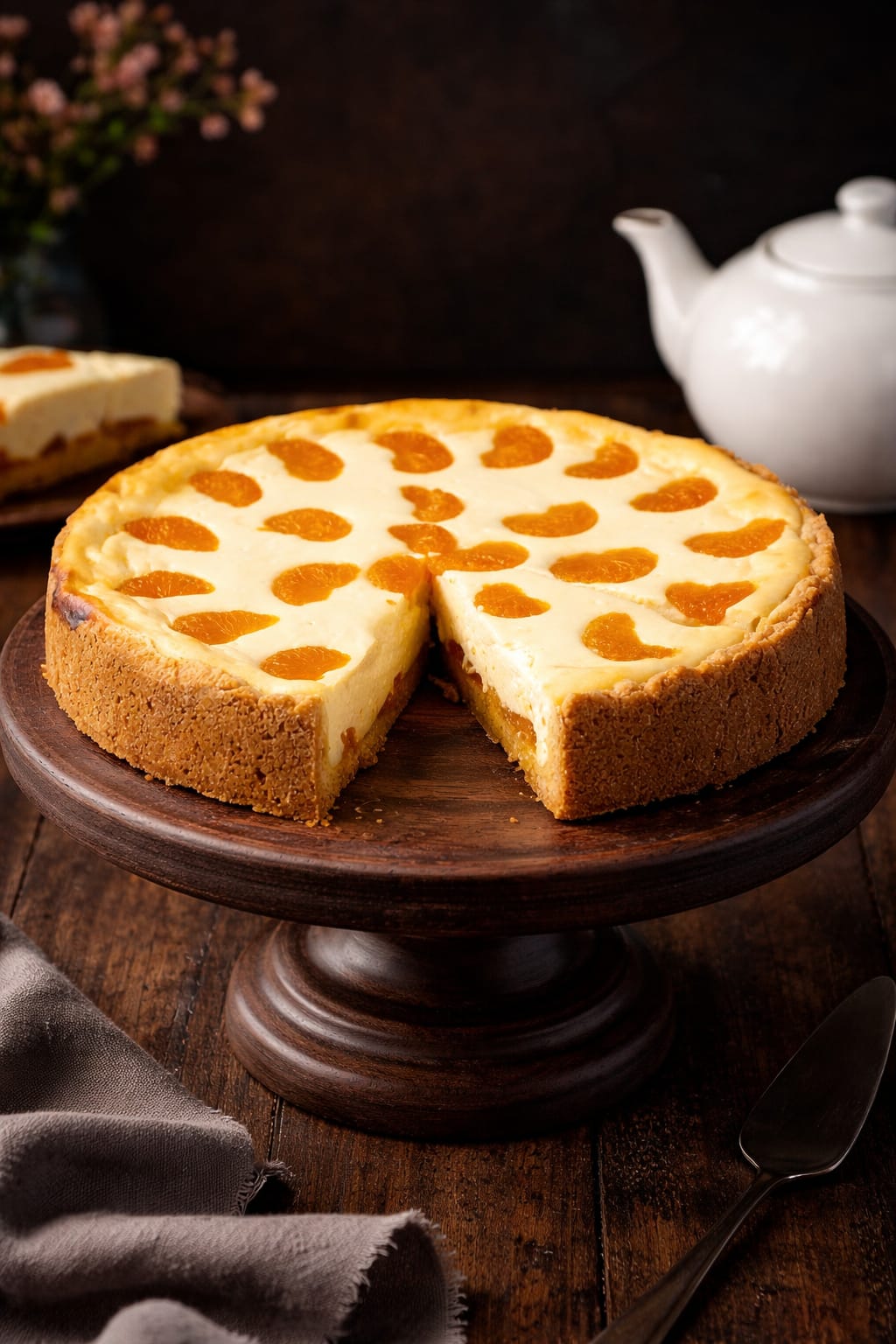 German Cheesecake with Mandarines / "Käsekuchen mit Mandarinen" (for local delivery only)