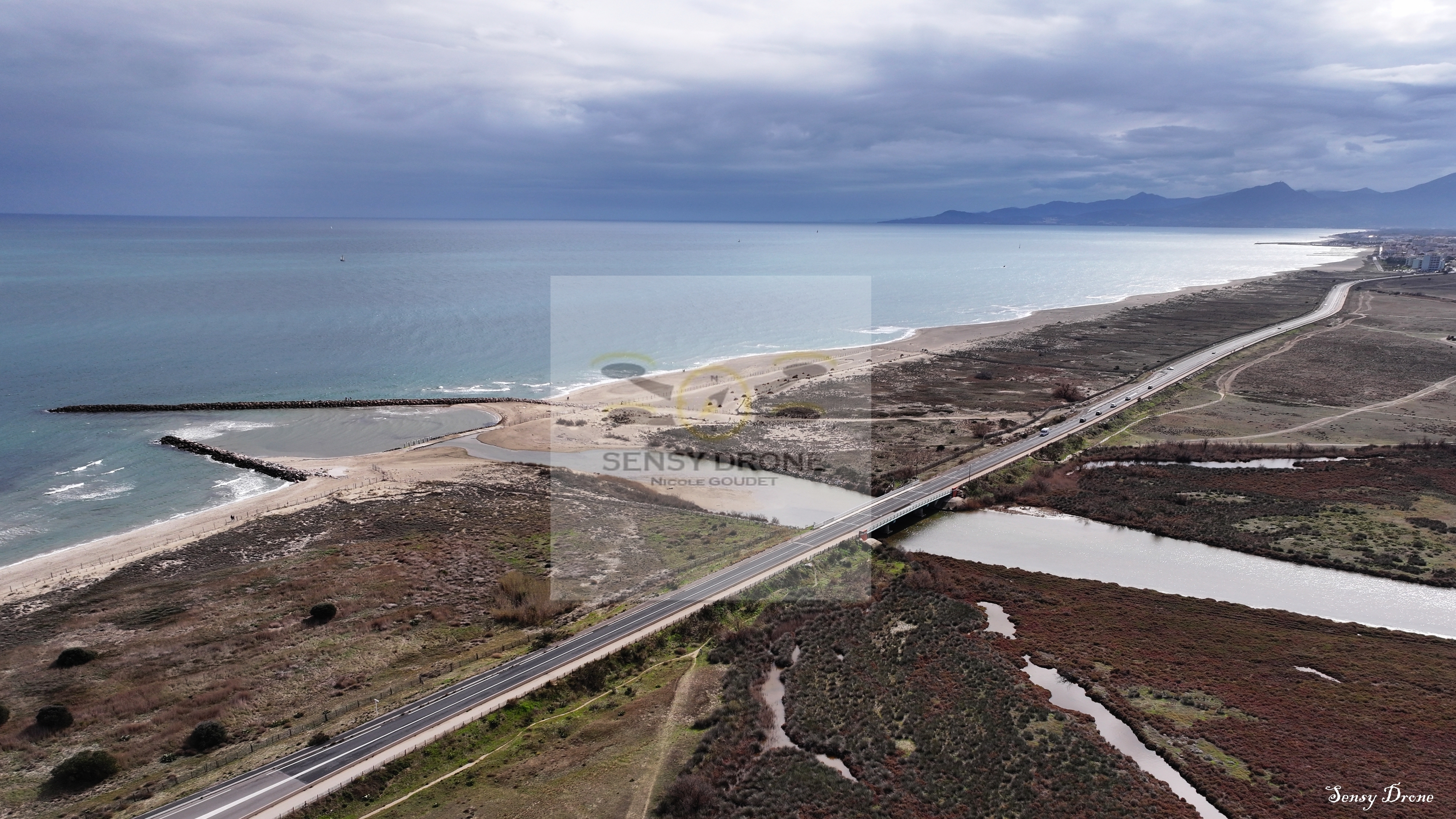 Village de pêcheurs – Canet-en-Roussillon vu du ciel