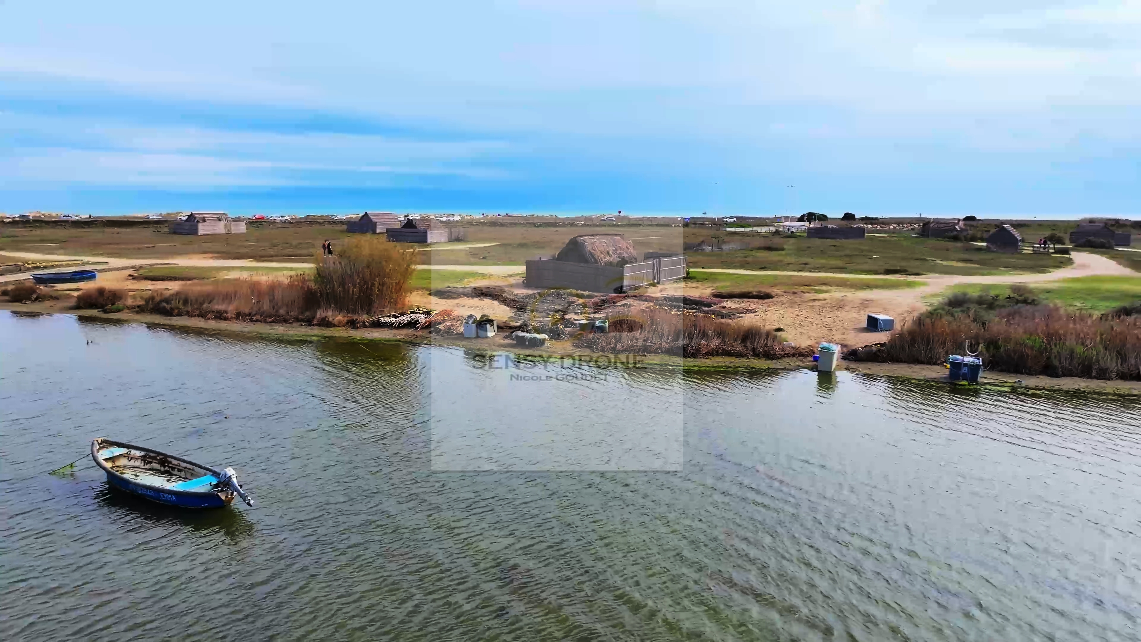 Village de pêcheurs – Canet-en-Roussillon vu du ciel