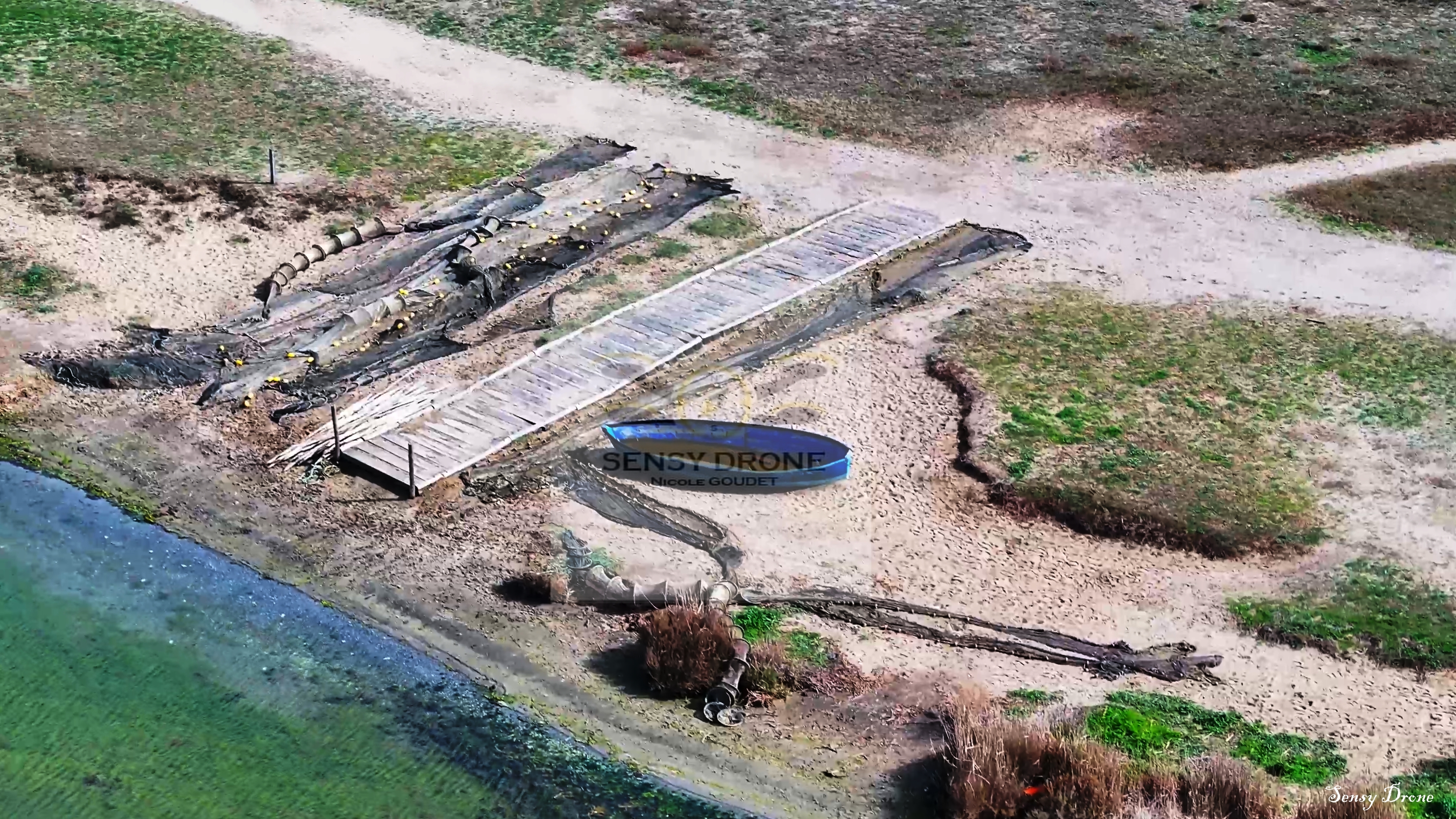 Village de pêcheurs – Canet-en-Roussillon vu du ciel