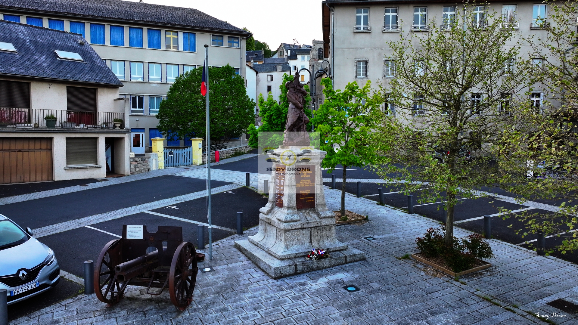 Saint-Alban-sur-Limagnole – Cœur de Margeride vu du ciel