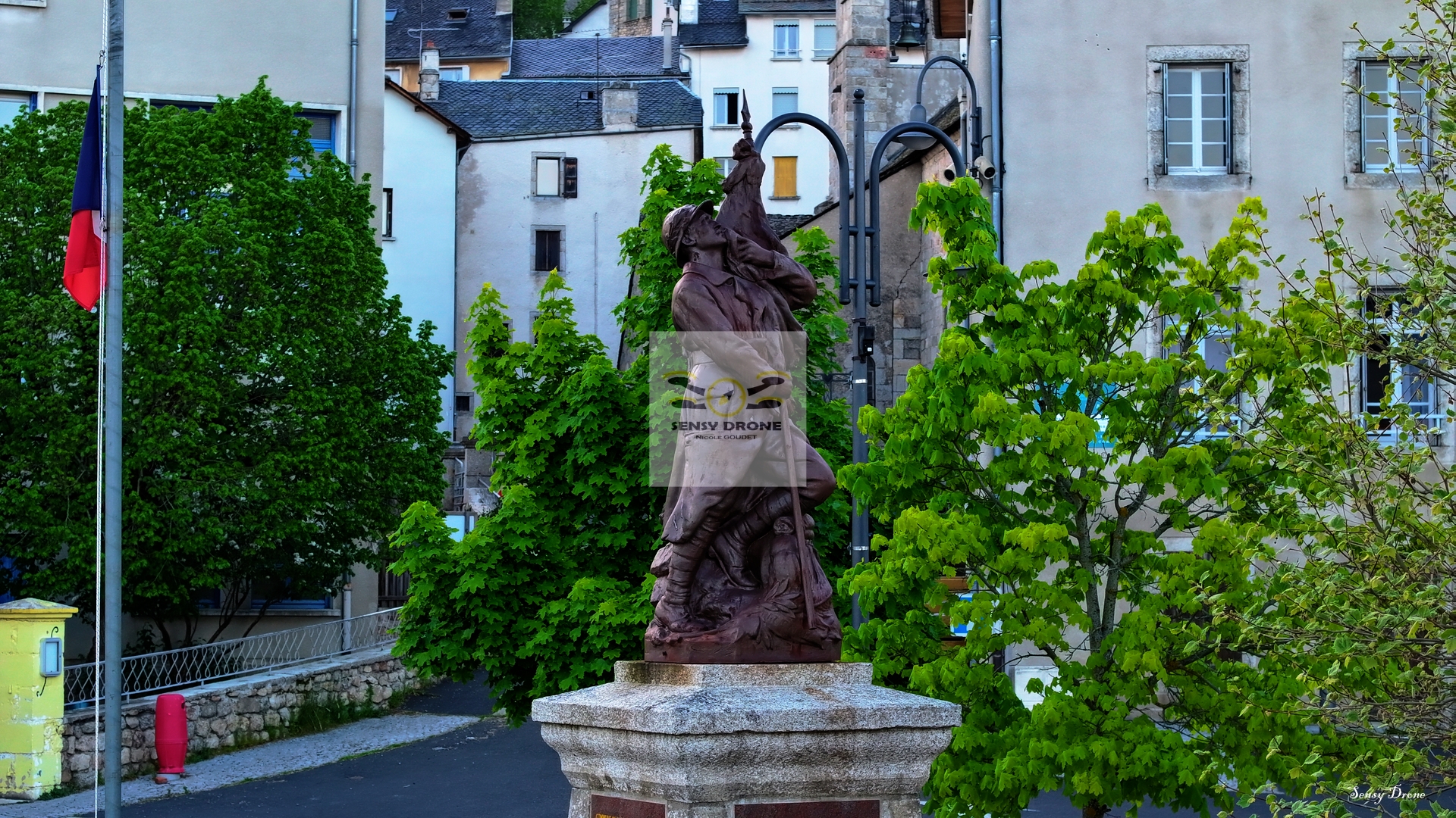 Saint-Alban-sur-Limagnole – Cœur de Margeride vu du ciel