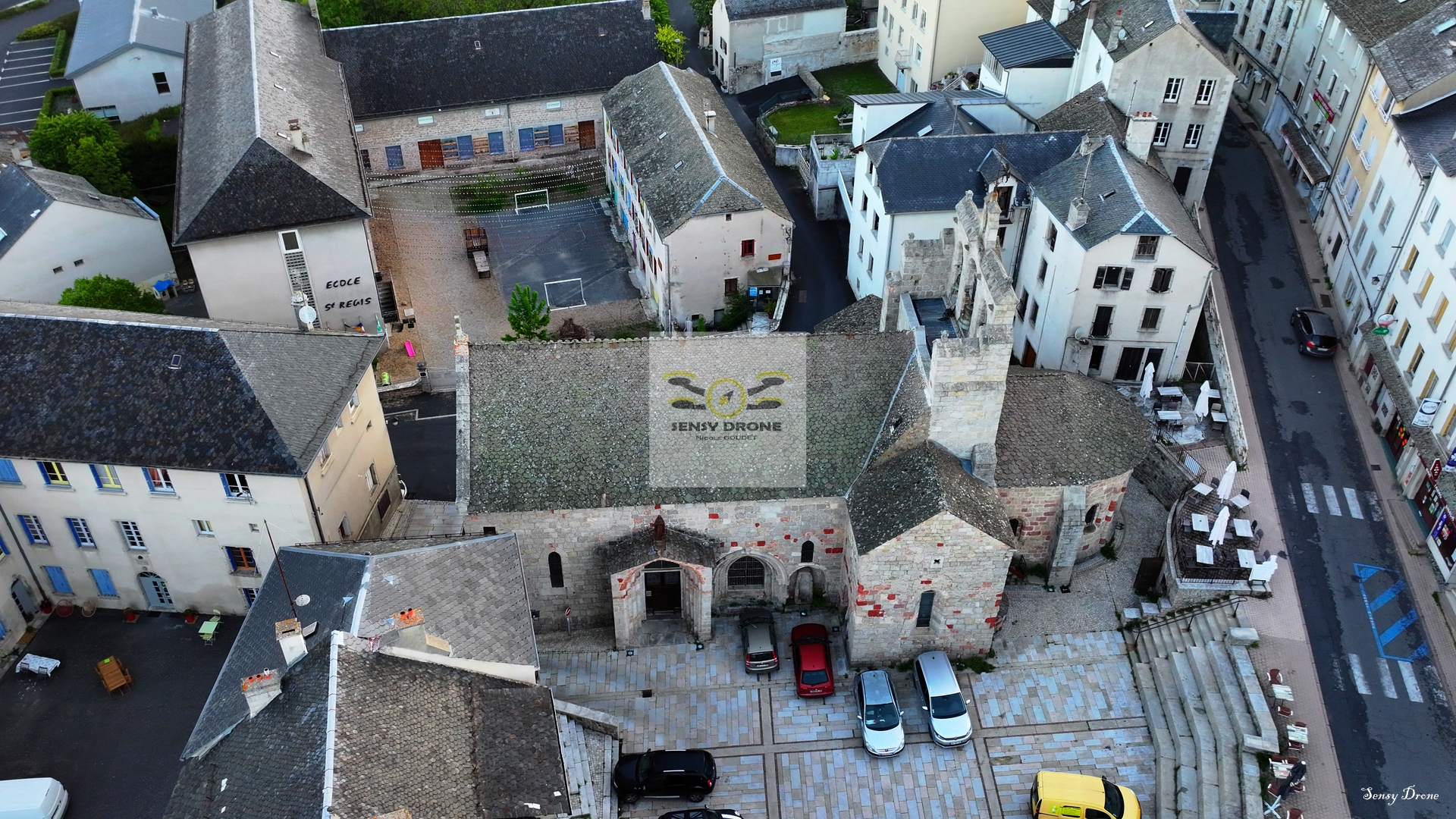 Saint-Alban-sur-Limagnole – Cœur de Margeride vu du ciel