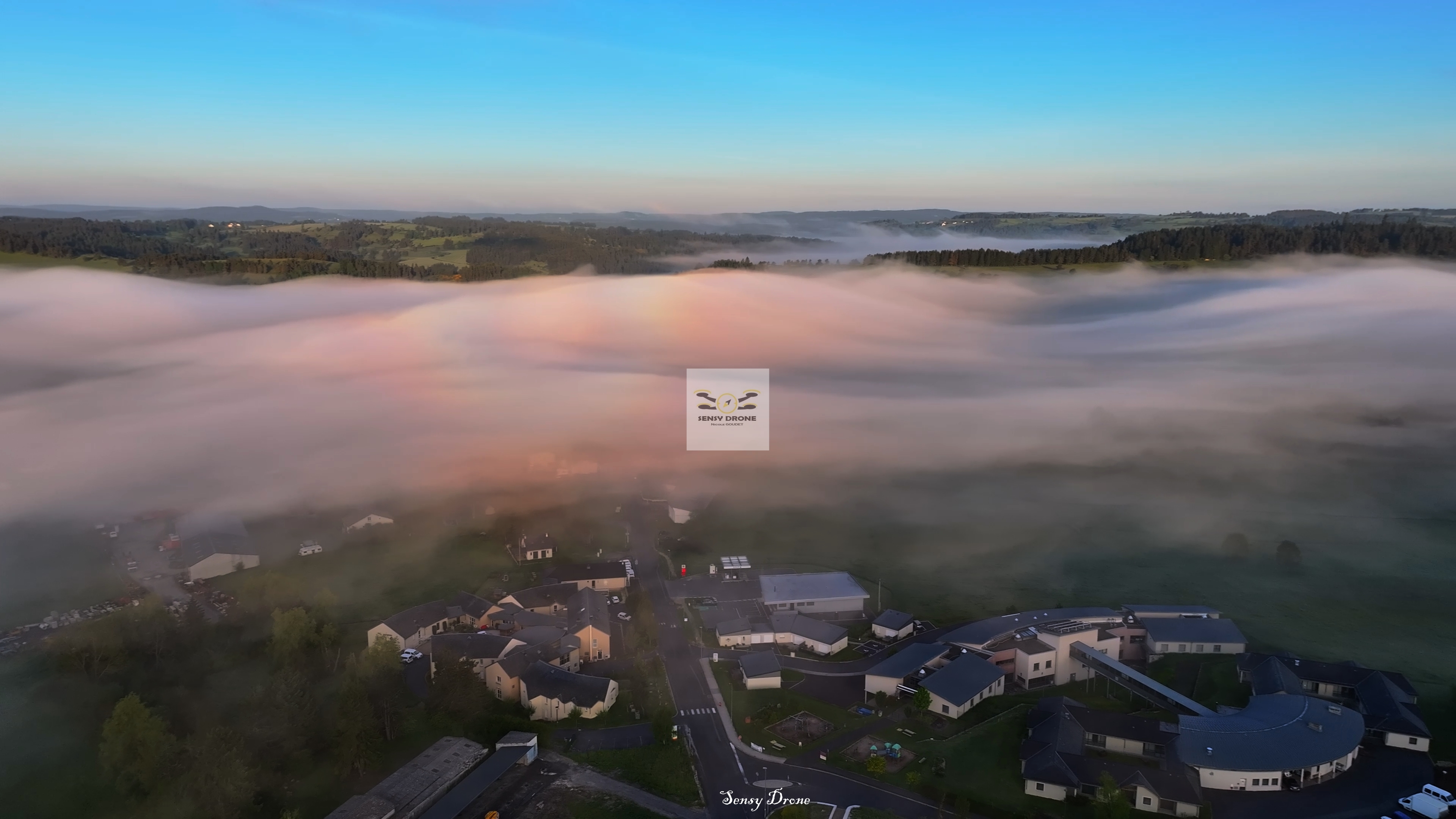 Saint-Alban-sur-Limagnole – Cœur de Margeride vu du ciel