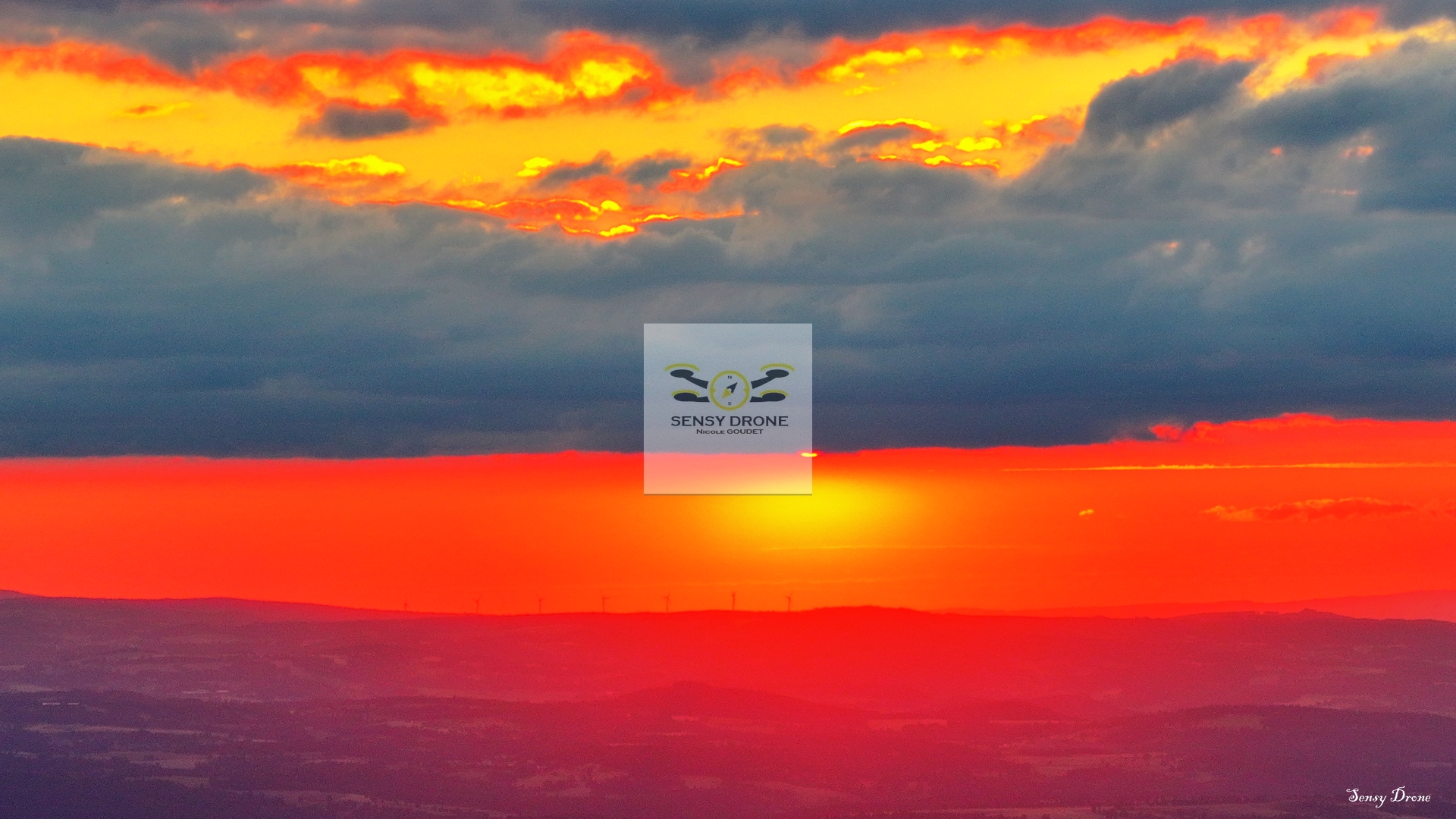 Coucher de soleil sur Fortunio – Margeride en feu