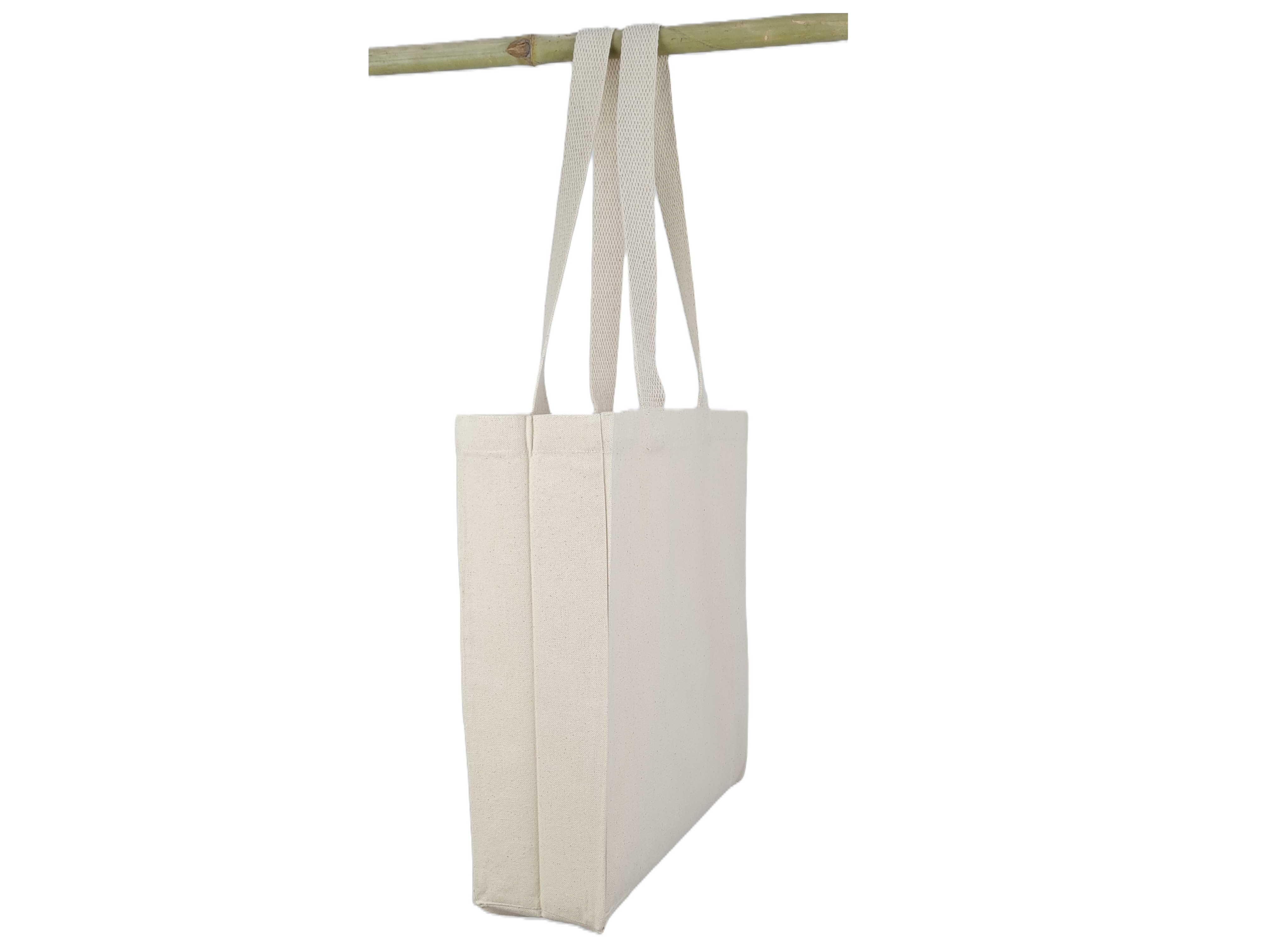 8oz Premium Cotton Bag 38x42x10 with Cotton Web Handle
