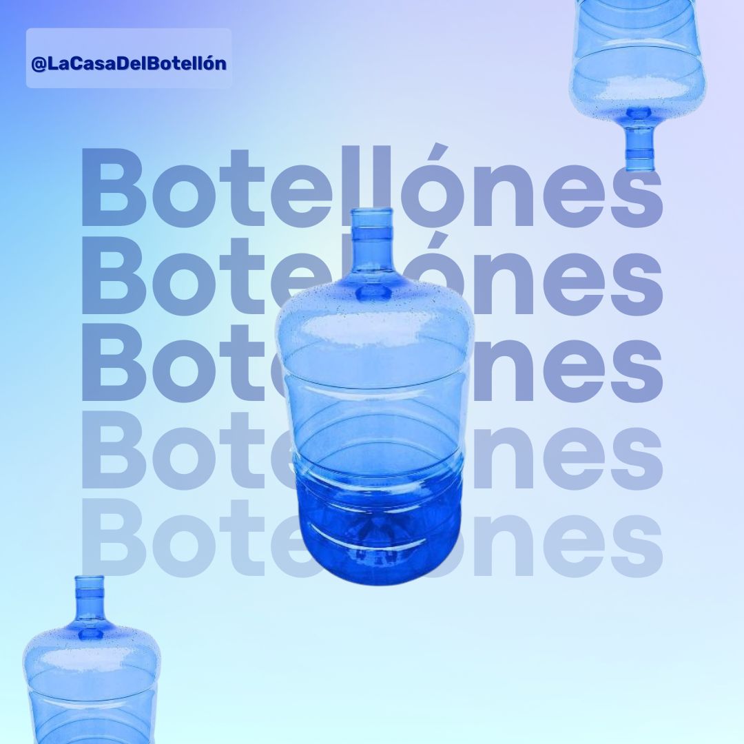 Botellon de agua pet Redondo