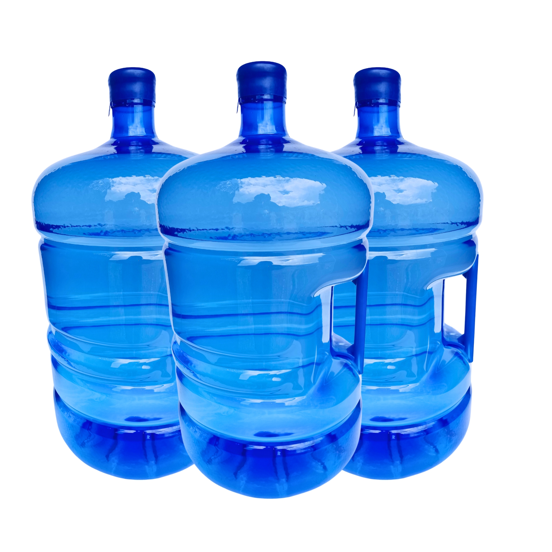 100 Botellon de agua pet con manija