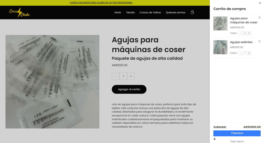 TIENDA ONLINE