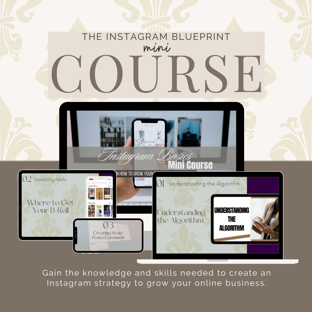 The Instagram Blueprint Mini Course