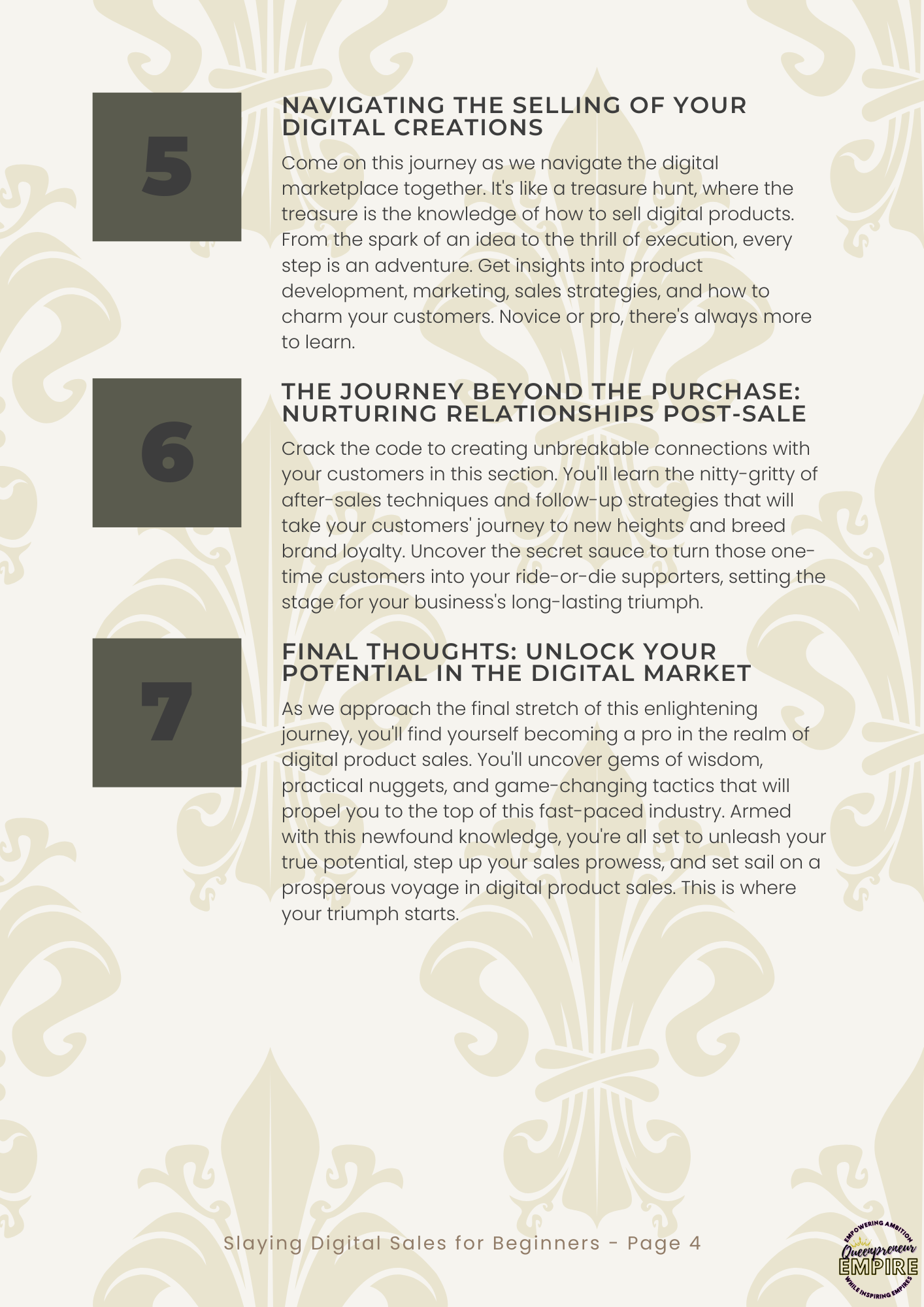 Slaying Digital Sales for Beginners: Your Step-by-Step Blueprint to Creating, Pricing & Selling Digital Products Online