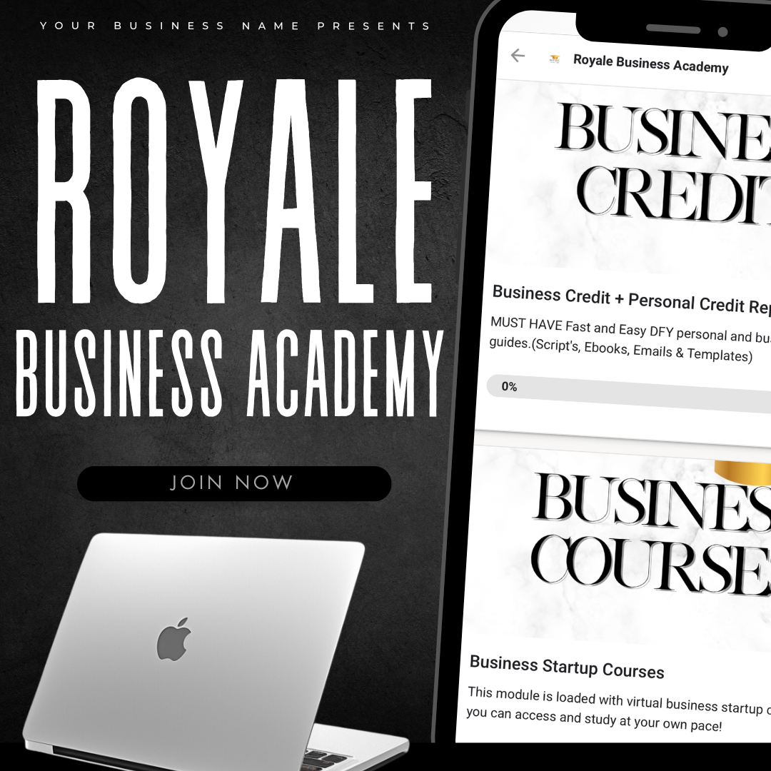 Royale Business Academy + Side Hustle Planner