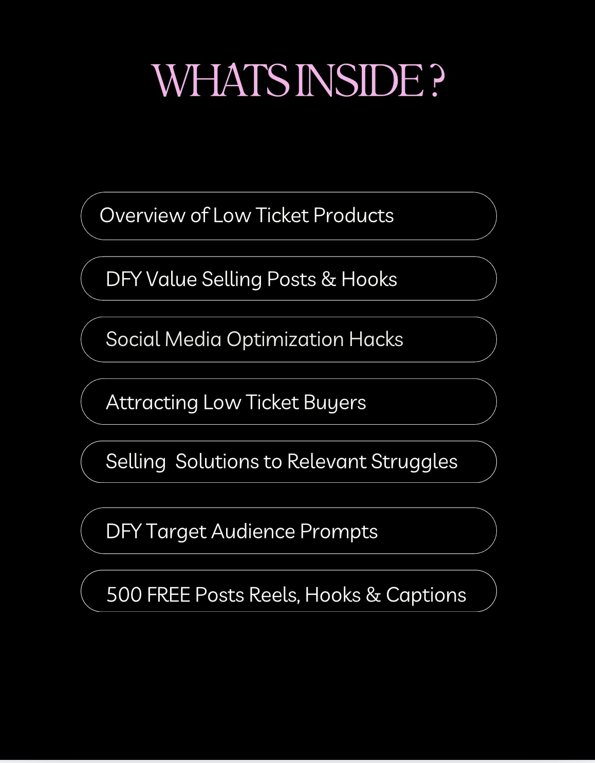 Low Ticket Millionaires + Business Planner