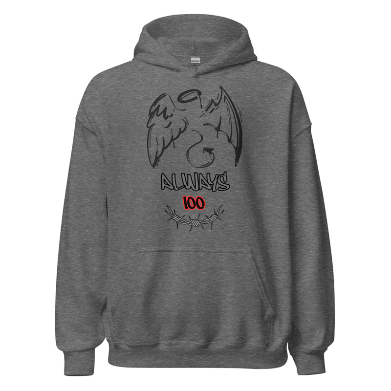 Unisex Always 100 Hoodie 6 Colors