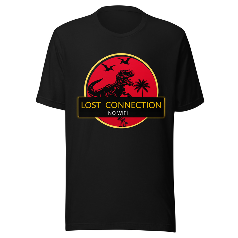 Black Lost Connection Unisex T-shirt
