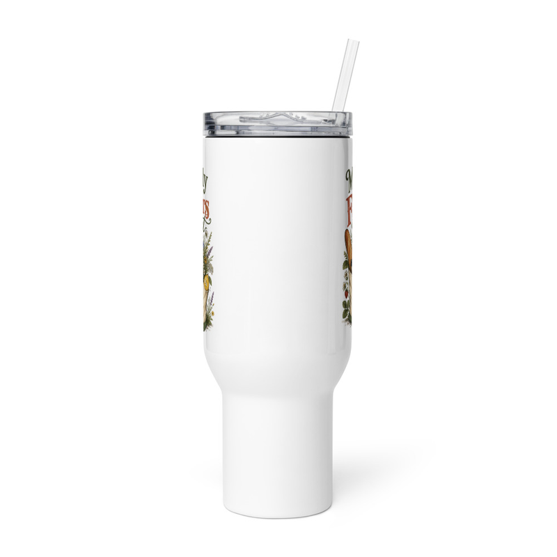 Mentally at the Farmerd Market Travel Mug With a Handle