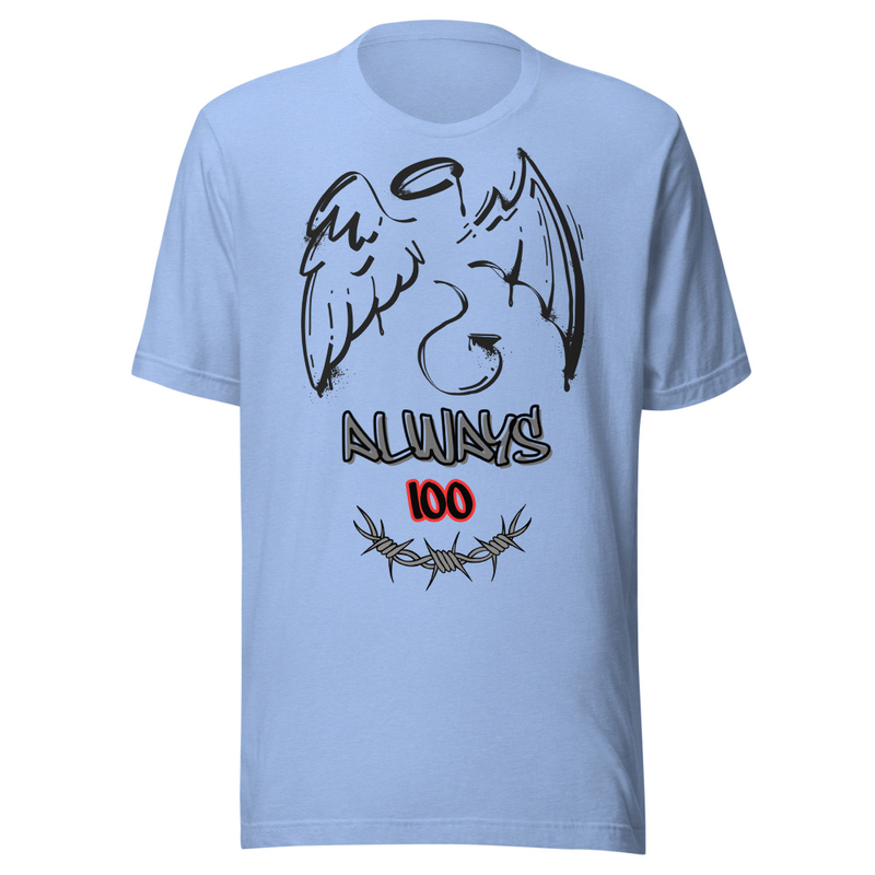 Unisex Always 100 T-shirt 6 Colors