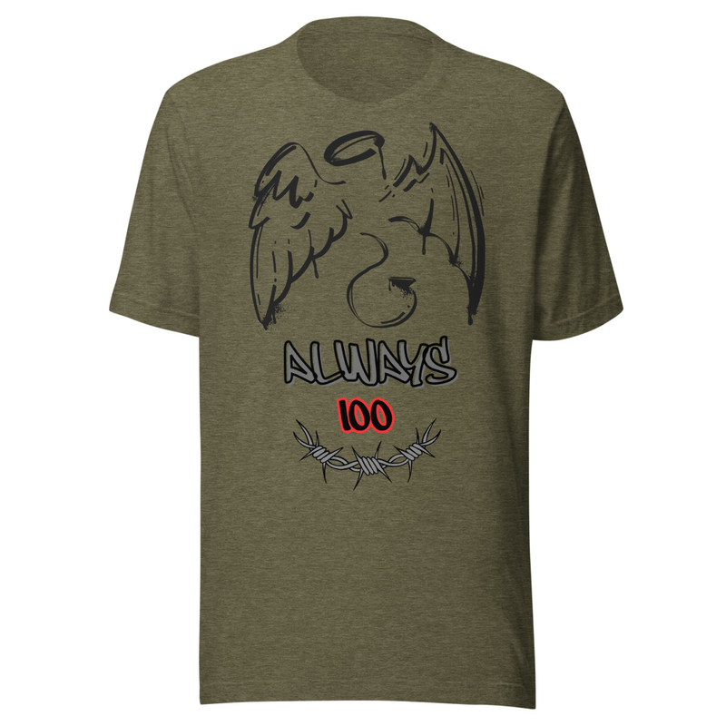 Unisex Always 100 T-shirt 6 Colors