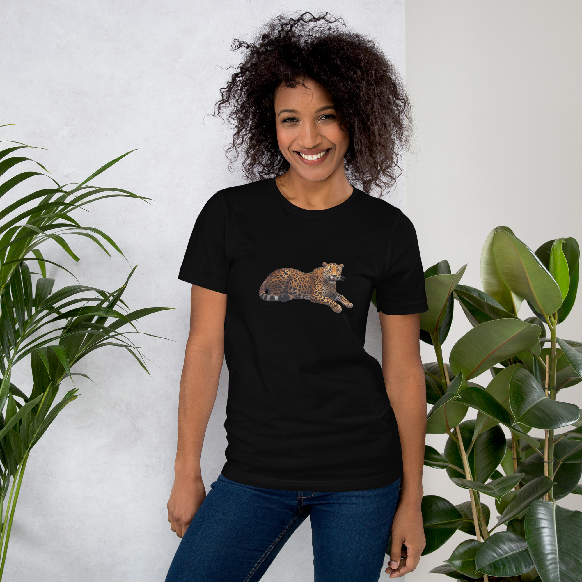 Black Cheetah Unisex T-shirt