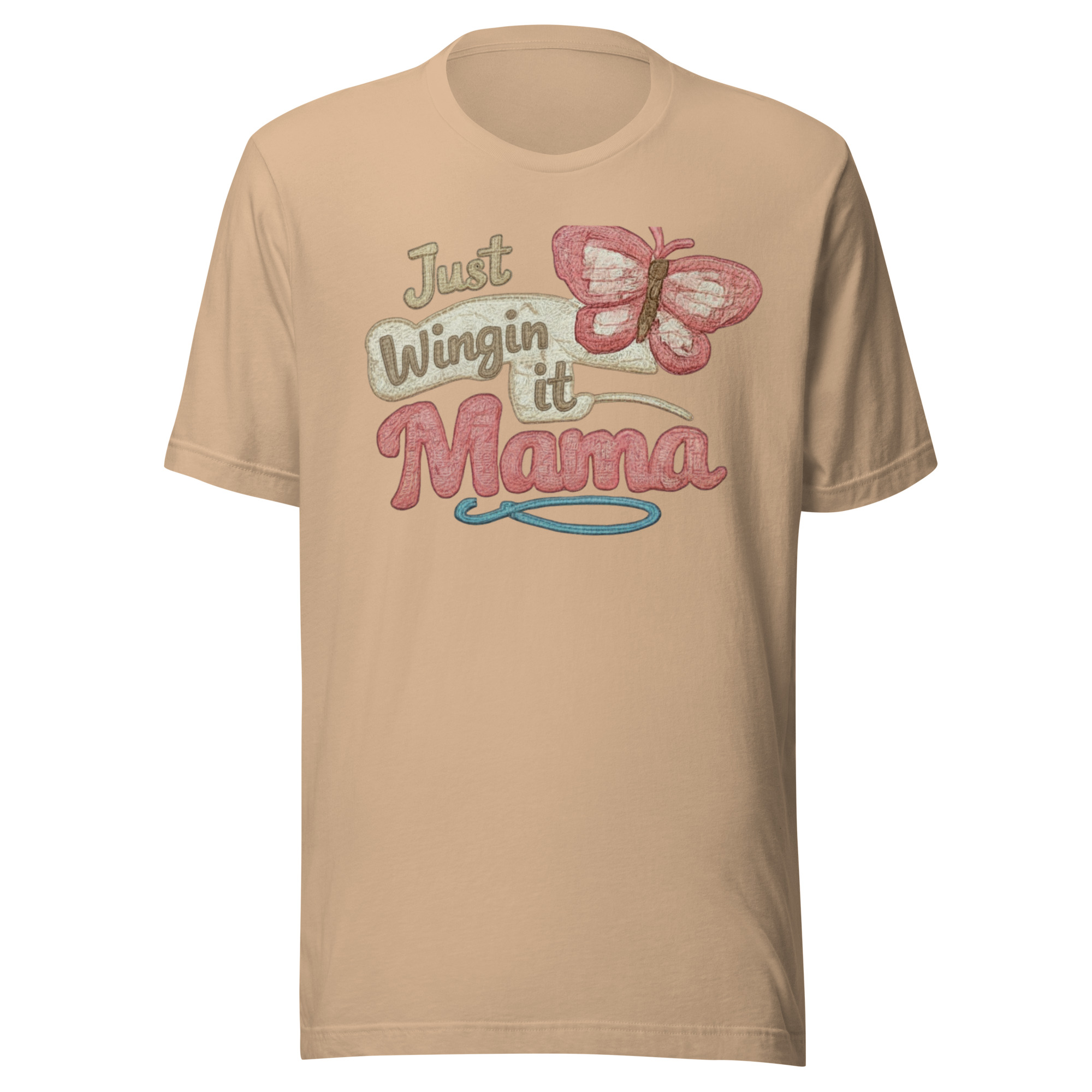 Comfortable Just Wingin it Mama Graphic T-shirt 