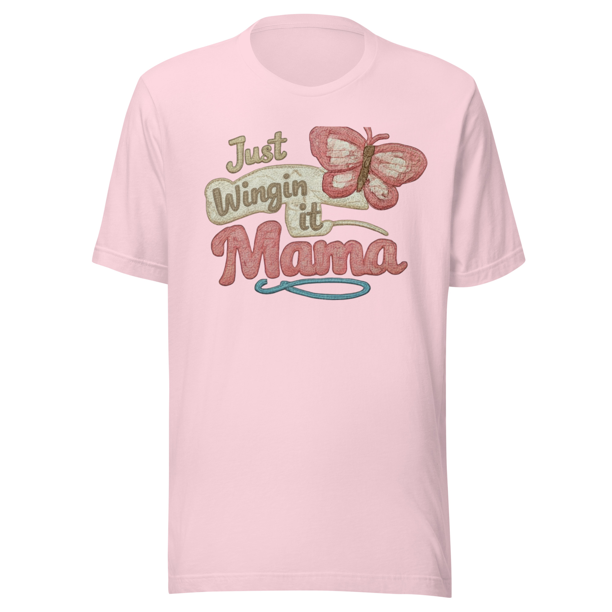 Comfortable Just Wingin it Mama Graphic T-shirt 