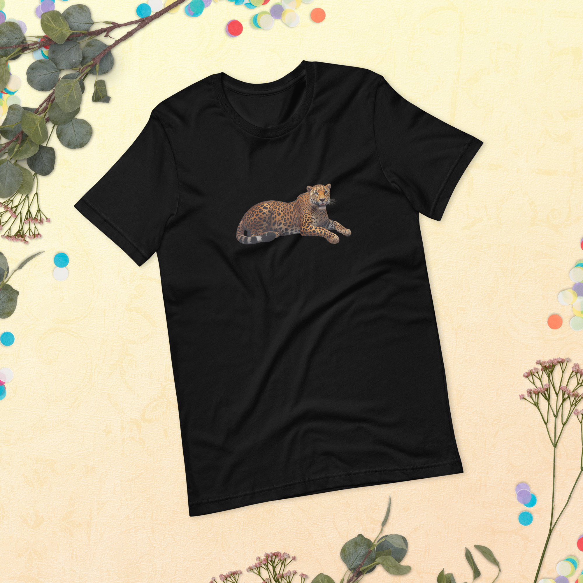 Black Cheetah Unisex T-shirt