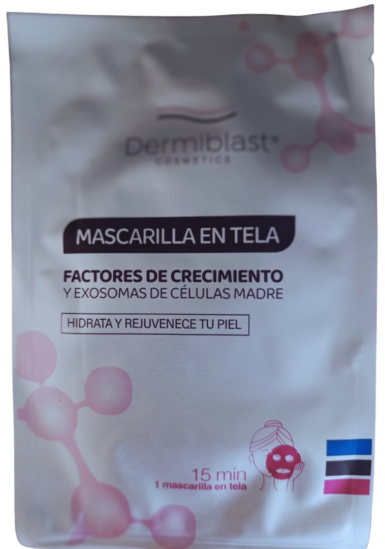 MASCARILLA EN TELA (FACTORES DE CRECIMIENTO Y CÉLULAS MADRE)