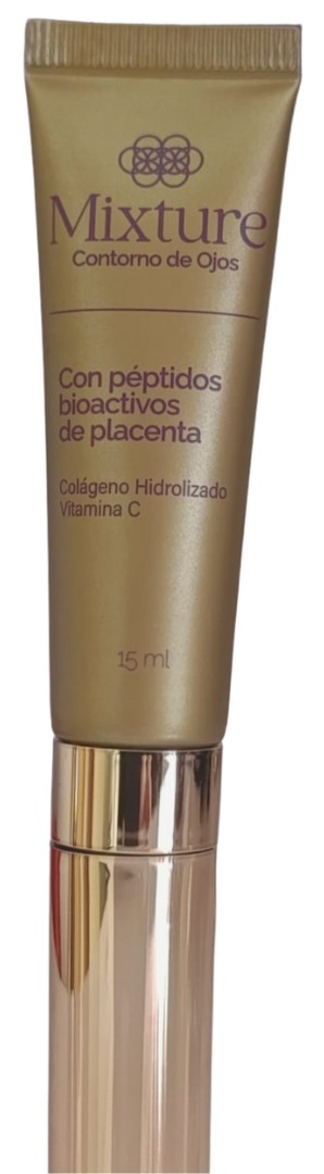 CREMA CONTORNO DE OJOS Con péptidos bioactivos de Placenta, Colágeno hidrolizado y Vitamina C