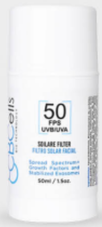 Protector solar facial SPF 50 sin Color