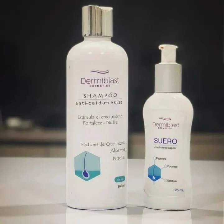 Kit para Alopecia: Shampoo + Suero con Factores de Crecimiento