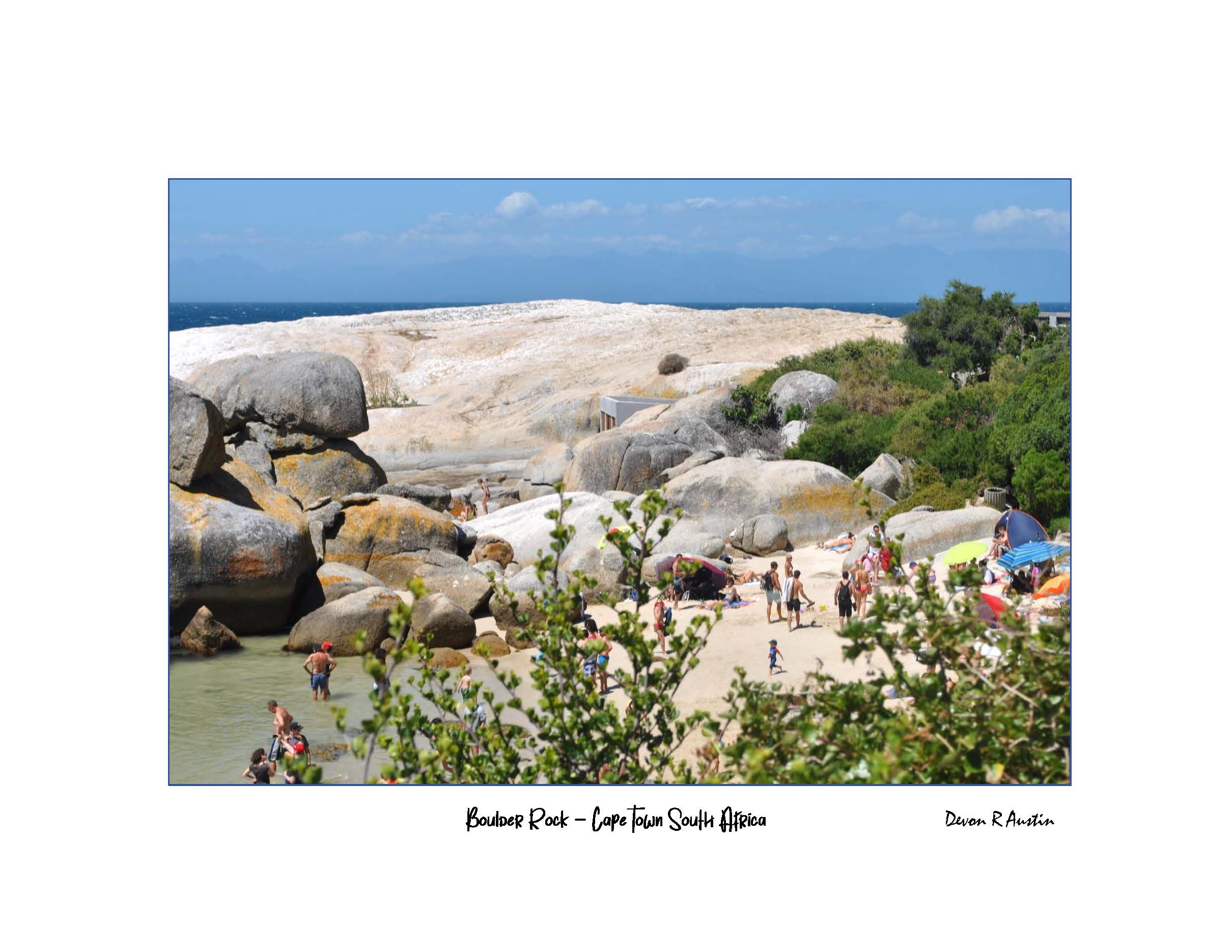 Boulders Rock Cape Town South Africa