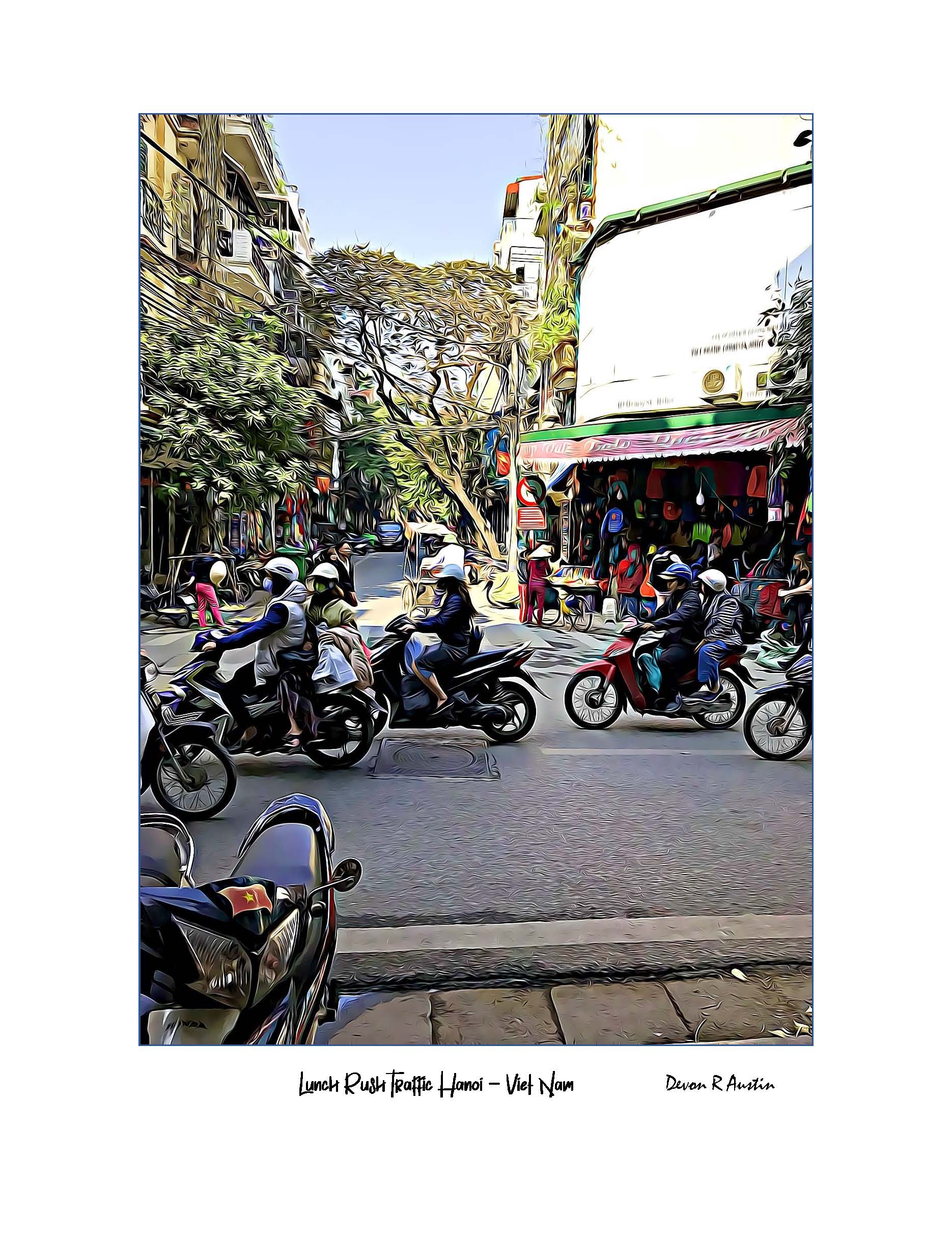 Lunch Rush Hanoi Vietnam