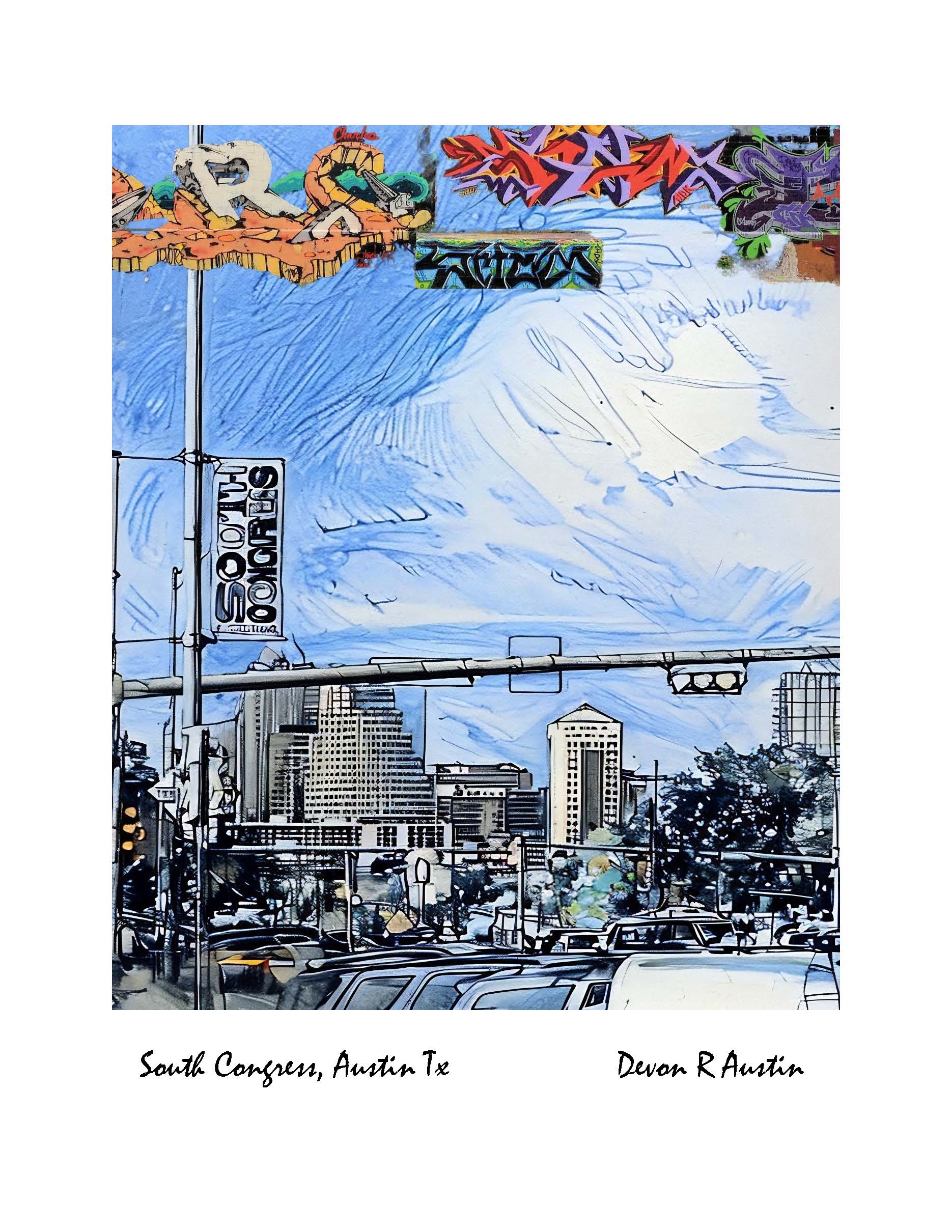 South Congress, Austin Tx Artwork